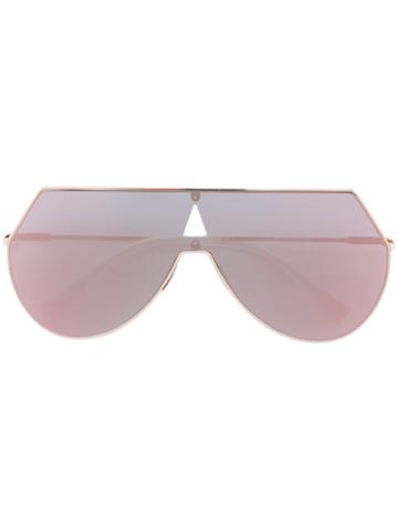 Fendi - Eyeline Sunglasses - Women - Metal (other) - One Size, Grey, Metal (other)