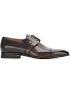 Santoni Derby Shoes, Men's, Size: 43, Grey, Leather