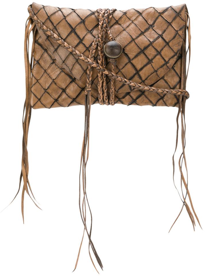Caravana Anya Clutch Bag - Brown