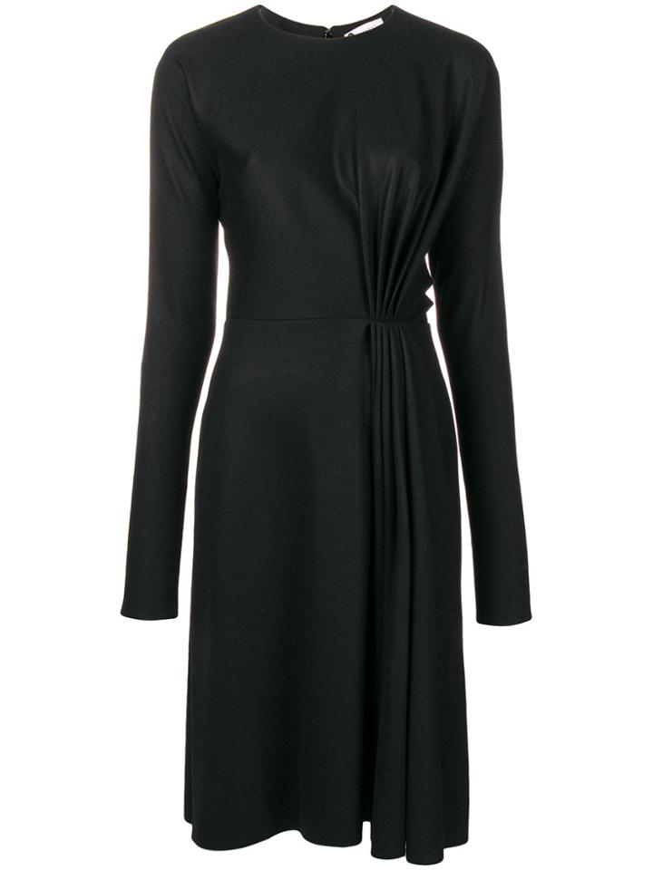 Lanvin Long-sleeve Midi Dress - Black