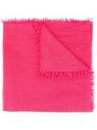 Faliero Sarti Fringed Edge Shawl - Pink