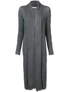 The Row Long Draped Cardigan - Grey
