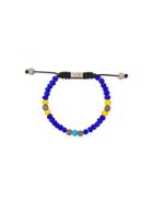 Nialaya Jewelry Ciaro-style Beaded Braded Bracelet - Blue
