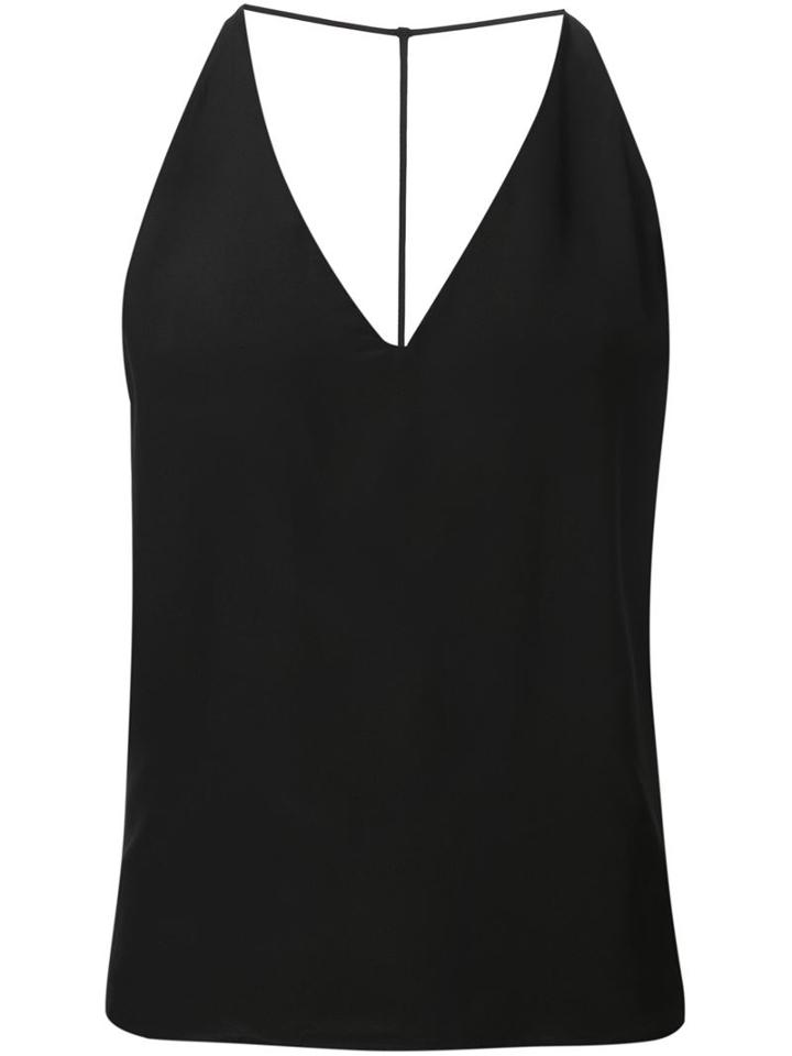 Cushnie Et Ochs V-neck Open Back Top