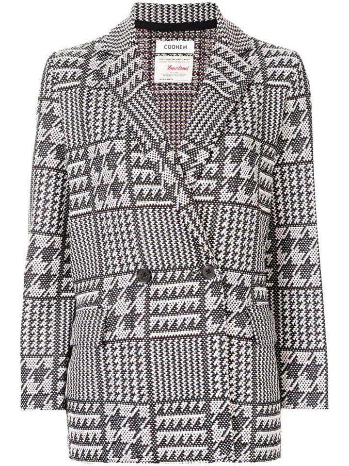 Coohem Tech Tweed Jacket - White