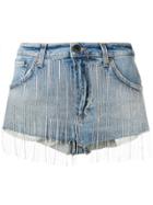 Dondup Rhinestone-embellished Shorts - Blue
