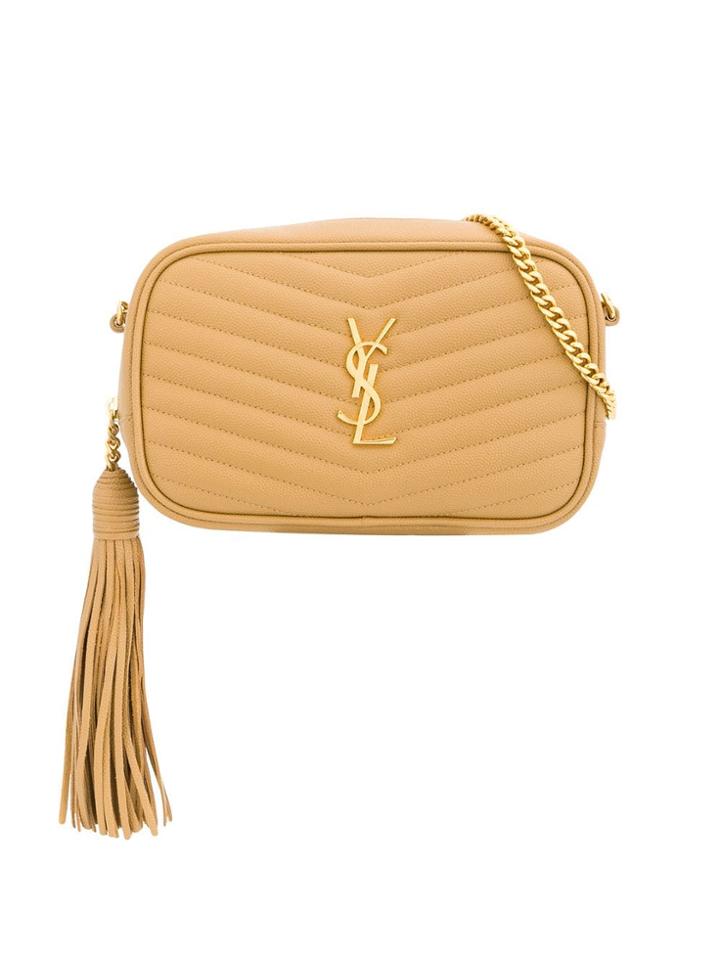 Saint Laurent Lou Cross-body Bag - Neutrals