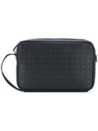 Salvatore Ferragamo - Embossed Clutch Bag - Men - Leather - One Size, Black, Leather