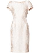 Paule Ka Shortsleeved Dress - Pink & Purple