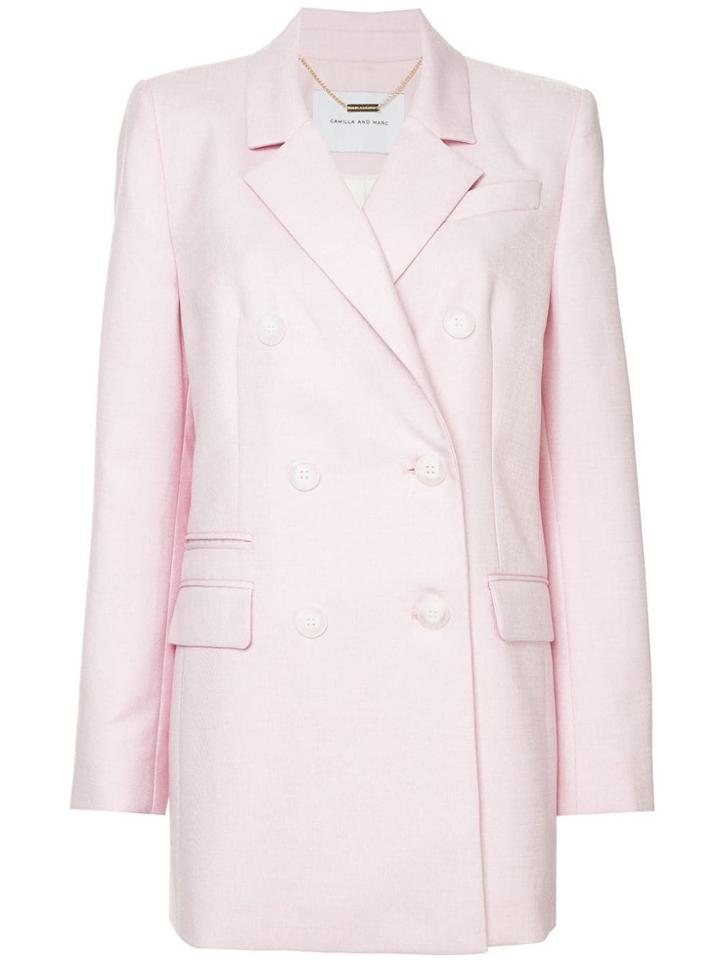 Camilla And Marc Philomena Double-breasted Blazer - Pink