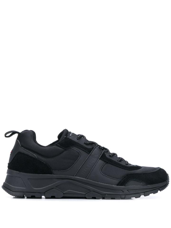 Tommy Hilfiger Paneled Low Top Sneakers - Blue