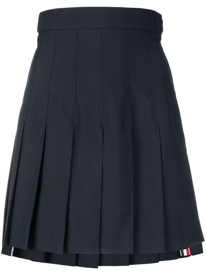 Thom Browne Super-high Waist Miniskirt - Blue