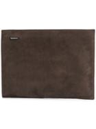 Zanellato Large Zipped Clutch Bag - Brown