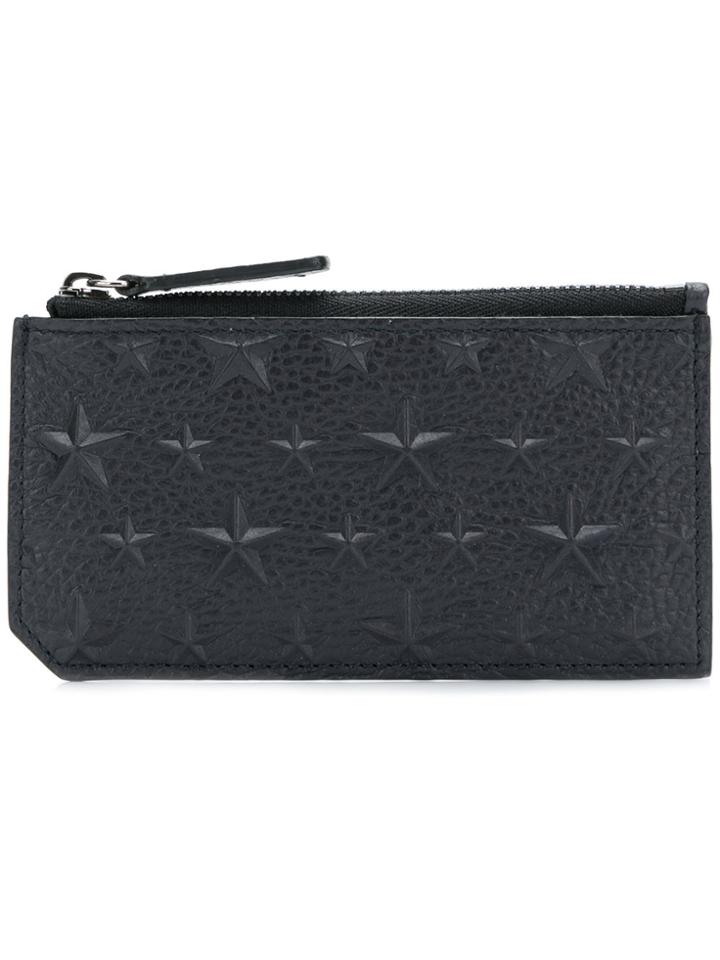 Jimmy Choo Star Embossed Card Holder - Blue