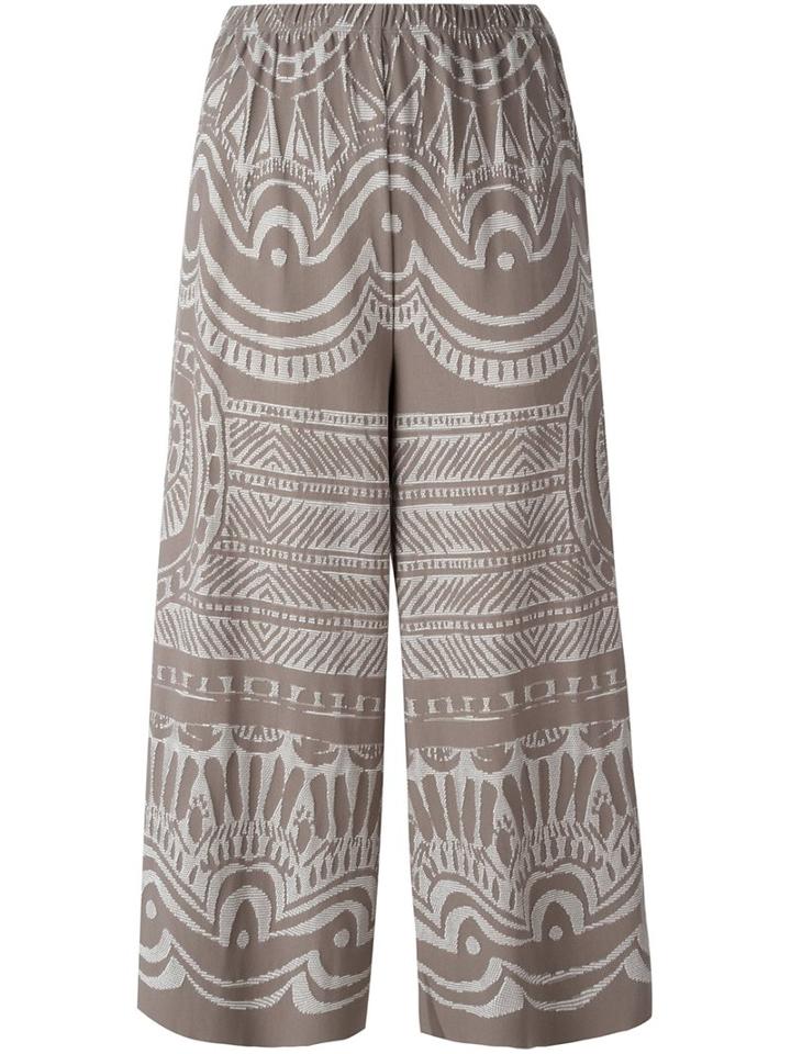 Pleats Please By Issey Miyake 'pot Painted Pottery' Trousers