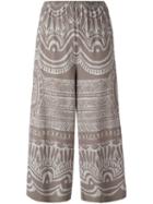 Pleats Please By Issey Miyake 'pot Painted Pottery' Trousers