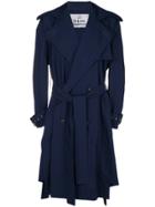 Vivienne Westwood Oversized Trench Coat - Blue