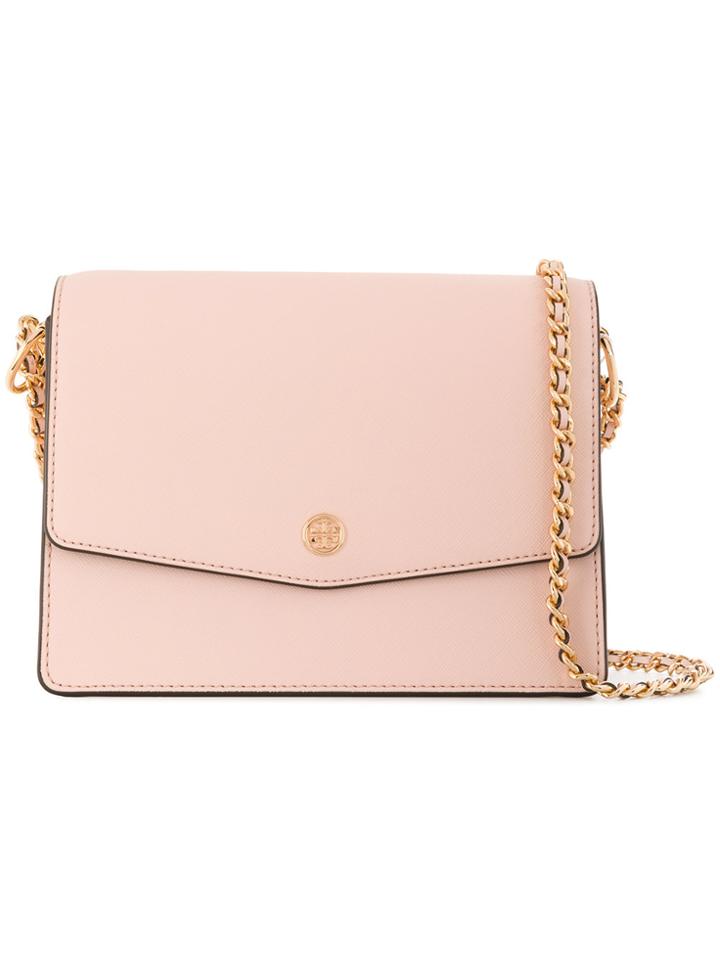 Tory Burch Robinson Shoulder Bag - Pink & Purple