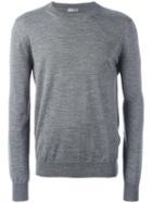 Dior Homme Blurry Stripes Pullover, Men's, Size: Medium, Grey, Virgin Wool