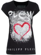 Philipp Plein Kingskettle T-shirt, Women's, Size: Medium, Black, Cotton