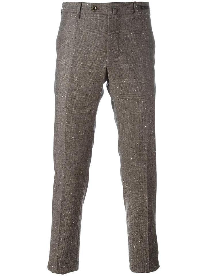 Pt01 Slim-fit Tailored Trousers, Men's, Size: 50, Grey, Virgin Wool