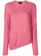 Calvin Klein 205w39nyc Designer Casual Sweater - Pink & Purple