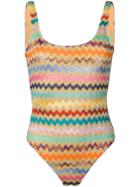 Missoni Mare Zig-zag Print Swimsuit - Multicolour