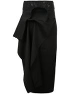 Acler Frill Detail Skirt - Black