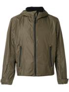 Prada Zip Up Hooded Jacket - Green