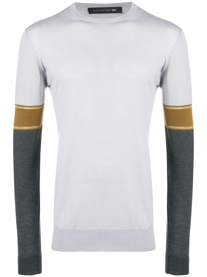 Mackintosh 0004 Light Grey Cotton 0004 Crewneck Sweater