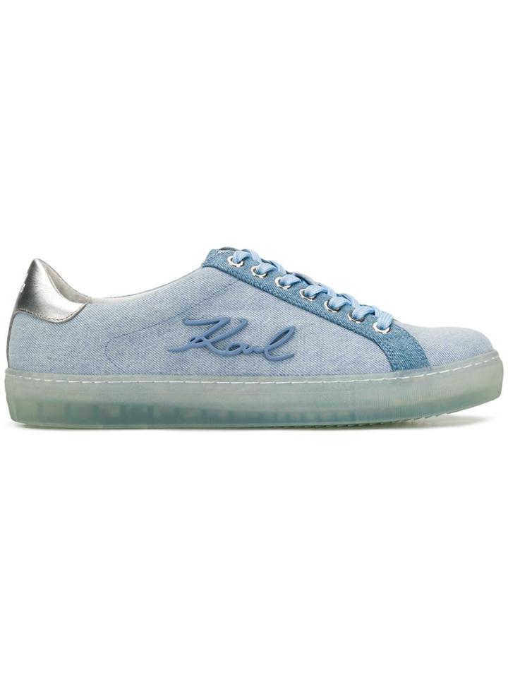 Karl Lagerfeld Kupsole Signia Sneakers - Blue