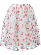 Red Valentino Floral Jacquard Skirt