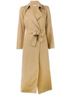 Ulla Johnson - Maude Trench Coat - Women - Cotton/linen/flax/tencel - 2, Nude/neutrals, Cotton/linen/flax/tencel
