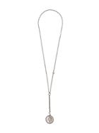 Ann Demeulemeester Stone Pendant Necklace - Metallic