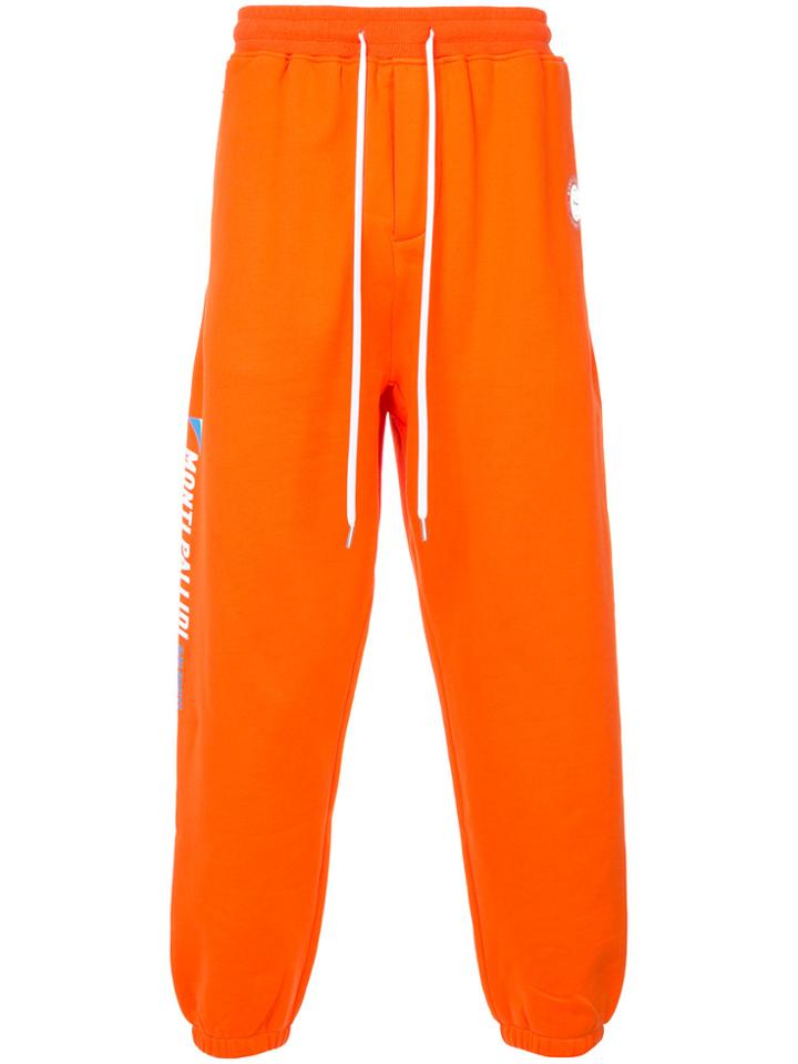 Stampd Slam Printed Track Pants - Yellow & Orange