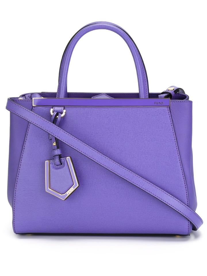 Fendi Small '2jours' Tote - Pink & Purple