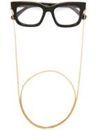 Stella Mccartney 'falabella' Oversized Glasses, Brown, Acetate/metal
