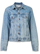 Re/done Perfect Oversized Trucker Jacket - Blue