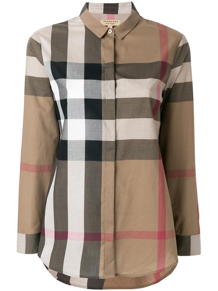 Burberry House Check Shirt - Brown