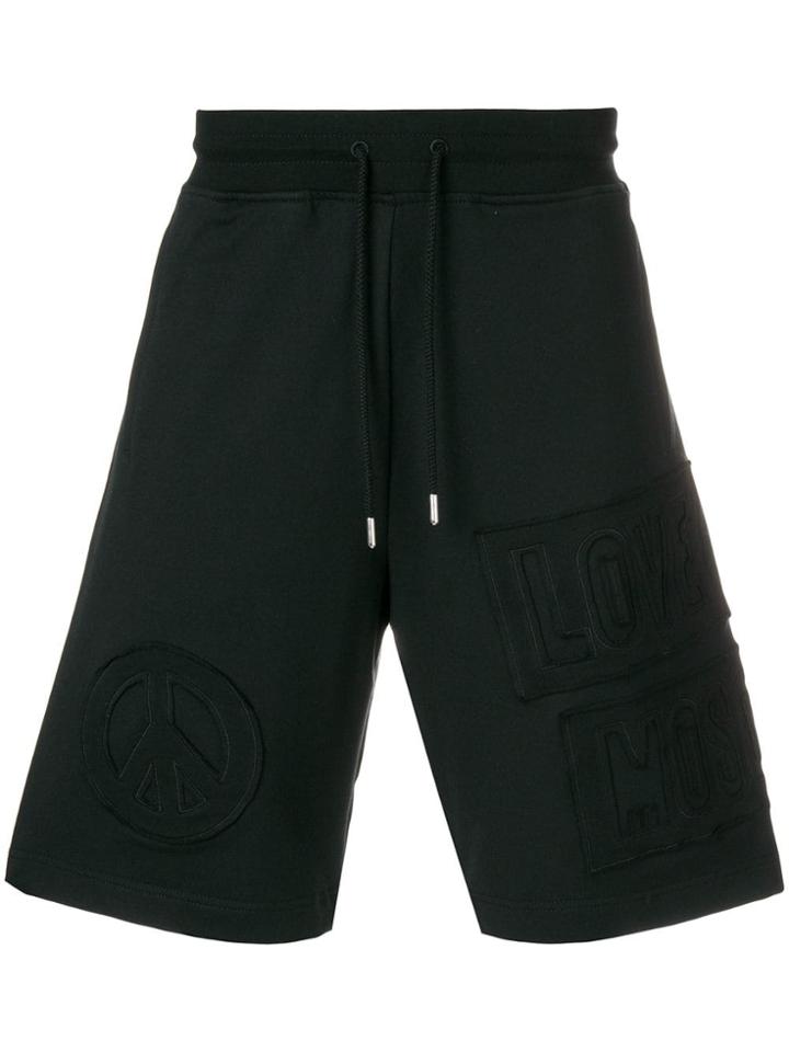 Love Moschino Relaxed Shorts - Black