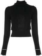3.1 Phillip Lim Ruffled Turtleneck - Black