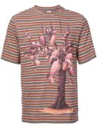 Loewe Pottery Tree Stripe T-shirt - Nude & Neutrals