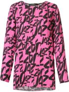 Andrea Marques Printed Longsleeved Blouse