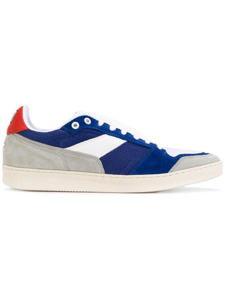 Ami Alexandre Mattiussi Thin Low Top Trainers - Blue