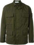 Stone Island Logo Sleeve Military Jacket