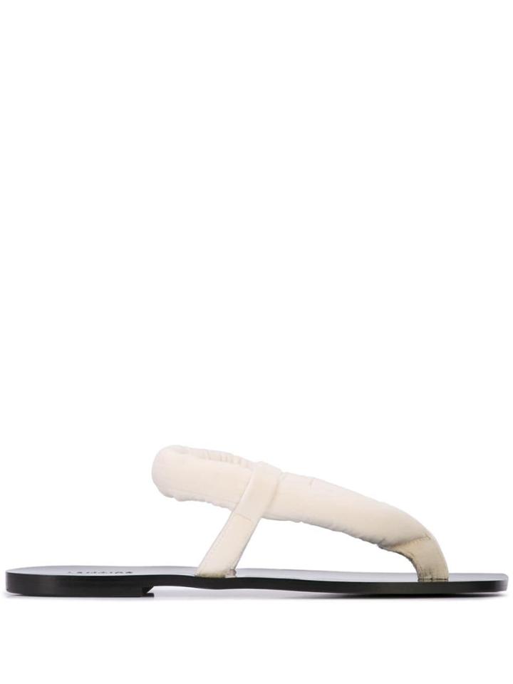 Lemaire Wadded Flip Flops - Black