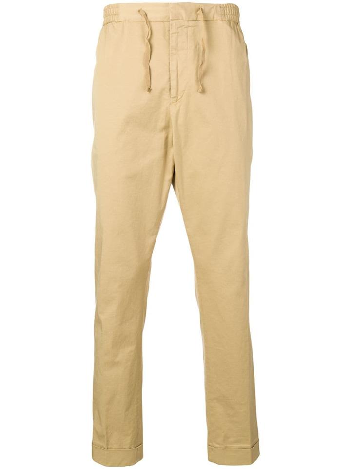 Officine Generale Drawstring Trousers - Neutrals