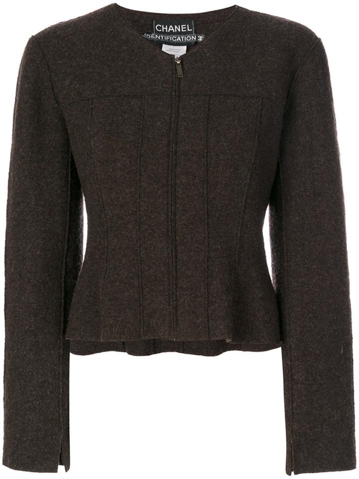 Chanel Vintage Fitted Jacket - Brown