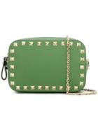 Valentino 'rockstud' Camera Crossbody Bag, Women's, Green