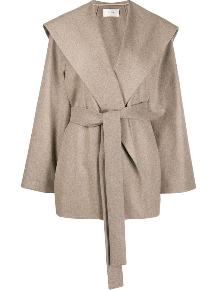 The Row Belted Single-breasted Coat - Neutrals